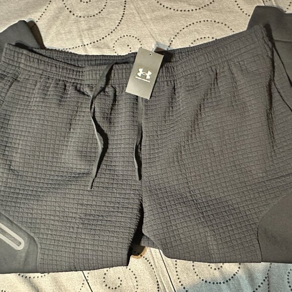 UNDER ARMOUR UNSTOPPABLE SEMI SPHERE BLACK JOGGER PANTS SIZE 3XL L OR M MEN $110 - Picture 3 of 6